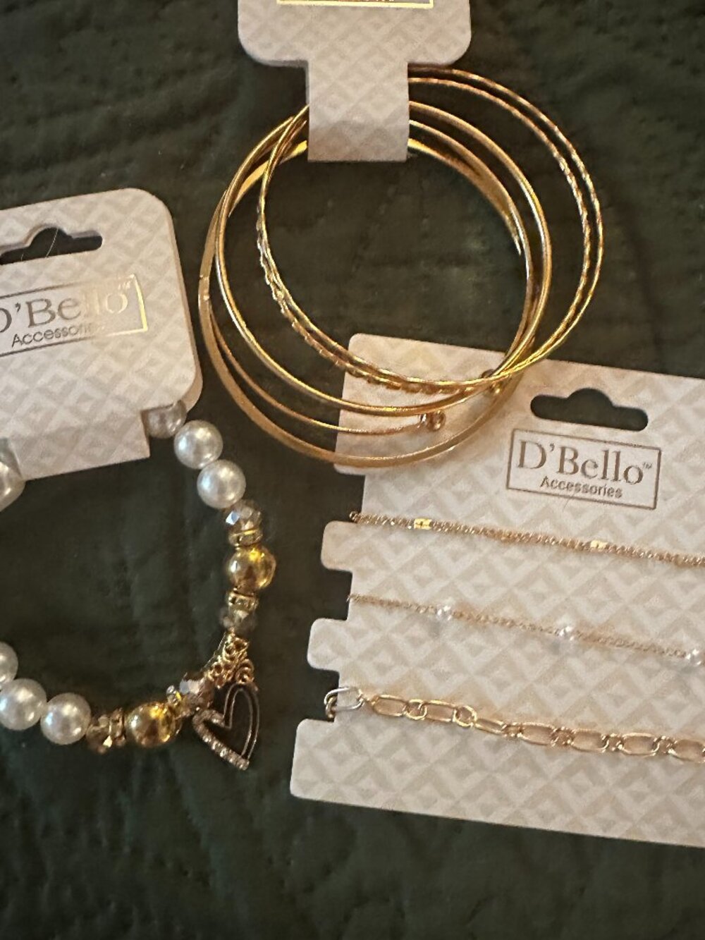 Gold-Tone Bracelet Bundle Set - D'Bello Accessories